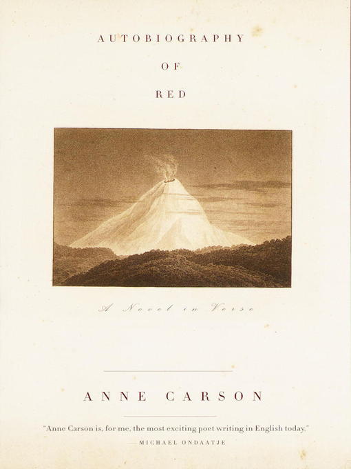 Title details for Autobiography of Red by Anne Carson - Available